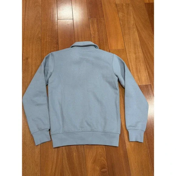 NWT G-Star RAW Polo Collar Zip Thru Sweatshirt Dim Grey XS D23882-D425-3885